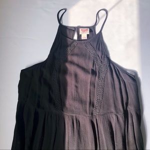 NWOT Mossimo high neck swing dress w/ lace detail